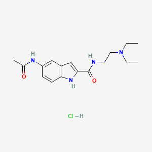 5-(acetylamino)-N-[2-(diethylamino)ethyl]-1H-indole-2-carboxamide hydrochloride