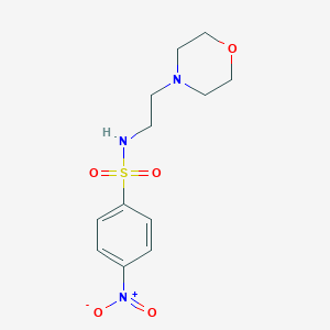 molecular formula C12H17N3O5S B416000 N-(2-Morpholin-4-yl-ethyl)-4-nitro-benzenesulfonamide CAS No. 303136-12-1