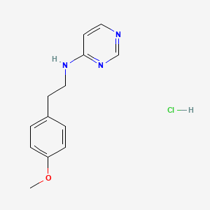 N-[2-(4-methoxyphenyl)ethyl]-4-pyrimidinamine hydrochloride