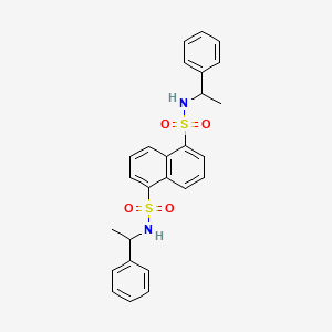 N,N'-bis(1-phenylethyl)-1,5-naphthalenedisulfonamide