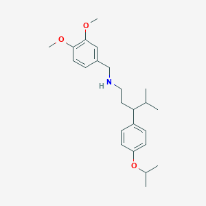 (3,4-dimethoxybenzyl)[3-(4-isopropoxyphenyl)-4-methylpentyl]amine