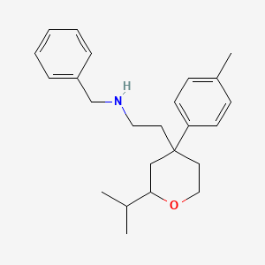 N-benzyl-2-[2-isopropyl-4-(4-methylphenyl)tetrahydro-2H-pyran-4-yl]ethanamine