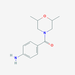 (4-Amino-phenyl)-(2,6-dimethyl-morpholin-4-yl)-methanone