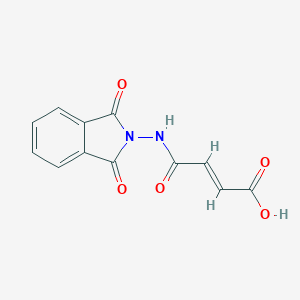 molecular formula C12H8N2O5 B416062 (E)-4-[(1,3-dioxo-1,3-dihydro-2H-isoindol-2-yl)amino]-4-oxo-2-butenoic acid 