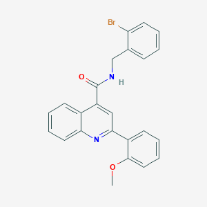 N-(2-bromobenzyl)-2-(2-methoxyphenyl)-4-quinolinecarboxamide