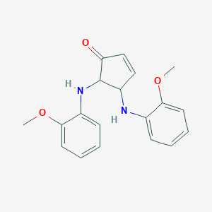 4,5-Bis(2-methoxyanilino)-2-cyclopenten-1-one