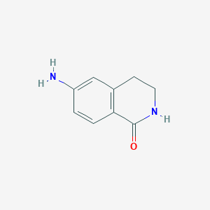 molecular formula C9H10N2O B041609 6-amino-3,4-dihydroisoquinolin-1(2H)-one CAS No. 22246-00-0