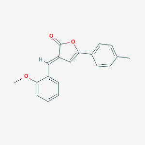 molecular formula C19H16O3 B416149 3-(2-methoxybenzylidene)-5-(4-methylphenyl)-2(3H)-furanone 