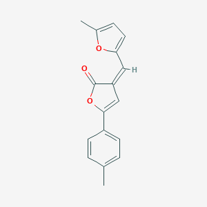molecular formula C17H14O3 B416150 3-[(5-methyl-2-furyl)methylene]-5-(4-methylphenyl)-2(3H)-furanone 