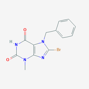 molecular formula C13H11BrN4O2 B041616 7-苄基-8-溴-3-甲基黄嘌呤 CAS No. 93703-26-5