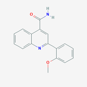 molecular formula C17H14N2O2 B4161812 2-(2-methoxyphenyl)-4-quinolinecarboxamide 