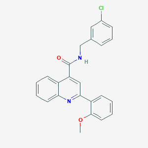 N-(3-chlorobenzyl)-2-(2-methoxyphenyl)-4-quinolinecarboxamide