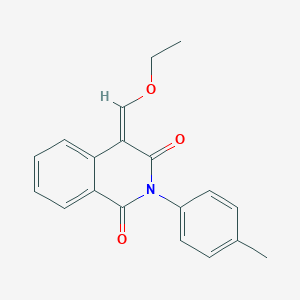 4-(Ethoxymethylidene)-2-(4-methylphenyl)-1,2,3,4-tetrahydroisoquinoline-1,3-dione