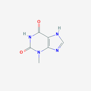 molecular formula C6H6N4O2 B041622 3-甲基黄嘌呤 CAS No. 1076-22-8