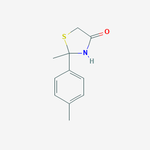 2-Methyl-2-(4-methylphenyl)-1,3-thiazolidin-4-one