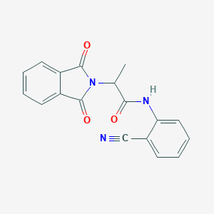 N-(2-cyanophenyl)-2-(1,3-dioxo-1,3-dihydro-2H-isoindol-2-yl)propanamide
