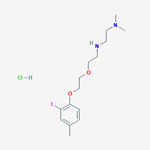 molecular formula C15H26ClIN2O2 B4162506 N'-{2-[2-(2-iodo-4-methylphenoxy)ethoxy]ethyl}-N,N-dimethyl-1,2-ethanediamine hydrochloride 