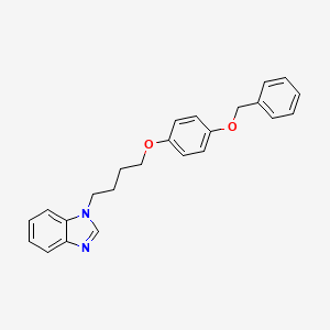 1-{4-[4-(benzyloxy)phenoxy]butyl}-1H-benzimidazole
