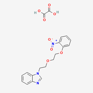 molecular formula C19H19N3O8 B4162674 1-{2-[2-(2-nitrophenoxy)ethoxy]ethyl}-1H-benzimidazole oxalate 