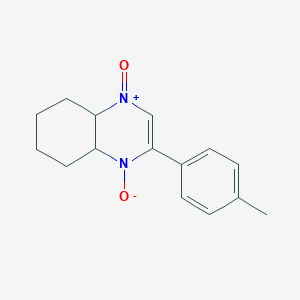 2-(4-methylphenyl)-4a,5,6,7,8,8a-hexahydroquinoxaline 1,4-dioxide