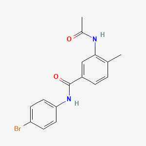 3-(acetylamino)-N-(4-bromophenyl)-4-methylbenzamide