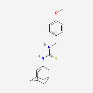 molecular formula C19H26N2OS B4162783 N-1-adamantyl-N'-(4-methoxybenzyl)thiourea 