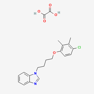 1-[4-(4-chloro-2,3-dimethylphenoxy)butyl]-1H-benzimidazole oxalate