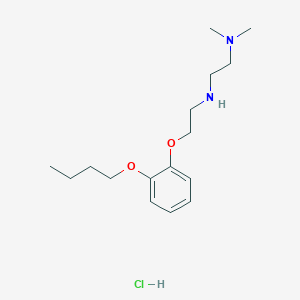 N'-[2-(2-butoxyphenoxy)ethyl]-N,N-dimethyl-1,2-ethanediamine hydrochloride