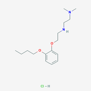 molecular formula C16H29ClN2O2 B4162807 N'-[2-(2-butoxyphenoxy)ethyl]-N,N-dimethyl-1,2-ethanediamine hydrochloride 