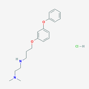 N,N-dimethyl-N'-[3-(3-phenoxyphenoxy)propyl]-1,2-ethanediamine hydrochloride