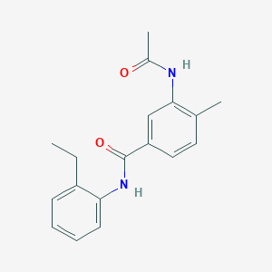 3-(acetylamino)-N-(2-ethylphenyl)-4-methylbenzamide