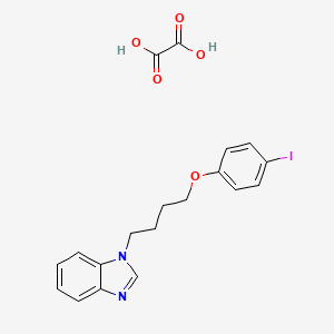 1-[4-(4-iodophenoxy)butyl]-1H-benzimidazole oxalate