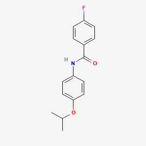 4-fluoro-N-(4-isopropoxyphenyl)benzamide