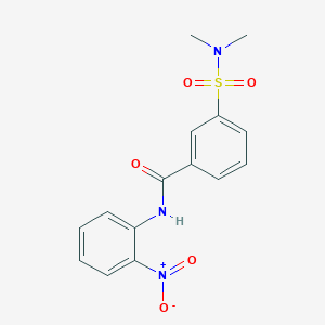 3-[(dimethylamino)sulfonyl]-N-(2-nitrophenyl)benzamide