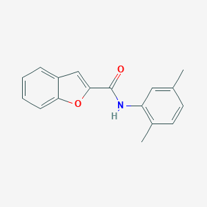 molecular formula C17H15NO2 B416305 N-(2,5-二甲苯基)-1-苯并呋喃-2-甲酰胺 