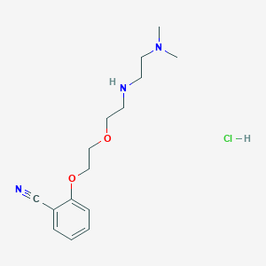 molecular formula C15H24ClN3O2 B4163054 2-[2-(2-{[2-(dimethylamino)ethyl]amino}ethoxy)ethoxy]benzonitrile hydrochloride 