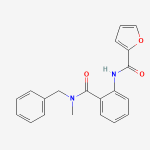 molecular formula C20H18N2O3 B4163113 N-(2-{[benzyl(methyl)amino]carbonyl}phenyl)-2-furamide 