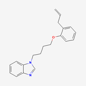 molecular formula C20H22N2O B4163147 1-[4-(2-allylphenoxy)butyl]-1H-benzimidazole 