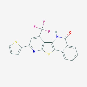 9-(thiophen-2-yl)-7-(trifluoromethyl)pyrido[3',2':4,5]thieno[3,2-c]isoquinolin-5(6H)-one