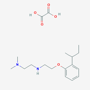 molecular formula C18H30N2O5 B4163242 N'-[2-(2-sec-butylphenoxy)ethyl]-N,N-dimethyl-1,2-ethanediamine oxalate 