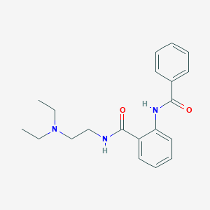 molecular formula C20H25N3O2 B4163333 2-(benzoylamino)-N-[2-(diethylamino)ethyl]benzamide 