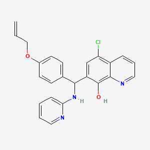 7-[[4-(allyloxy)phenyl](2-pyridinylamino)methyl]-5-chloro-8-quinolinol