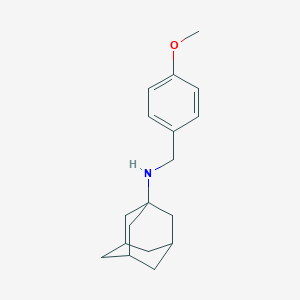 molecular formula C18H25NO B416334 1-Adamantyl(4-methoxybenzyl)amine CAS No. 56916-85-9