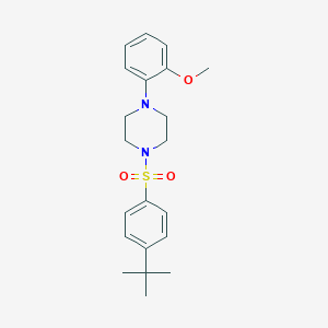 1-(4-Tert-butylbenzenesulfonyl)-4-(2-methoxyphenyl)piperazine