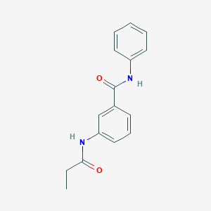 molecular formula C16H16N2O2 B4163443 N-phenyl-3-(propionylamino)benzamide 