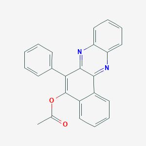 molecular formula C24H16N2O2 B416351 6-Phenylbenzo[a]phenazin-5-yl acetate CAS No. 300805-19-0