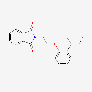 molecular formula C20H21NO3 B4163510 2-[2-(2-sec-butylphenoxy)ethyl]-1H-isoindole-1,3(2H)-dione 