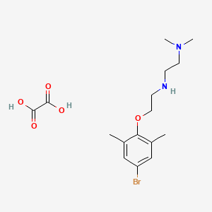 molecular formula C16H25BrN2O5 B4163622 N'-[2-(4-bromo-2,6-dimethylphenoxy)ethyl]-N,N-dimethyl-1,2-ethanediamine oxalate 