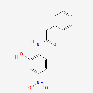 molecular formula C14H12N2O4 B4163707 N-(2-hydroxy-4-nitrophenyl)-2-phenylacetamide 