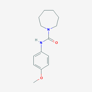 molecular formula C14H20N2O2 B4163749 N-(4-methoxyphenyl)-1-azepanecarboxamide 
